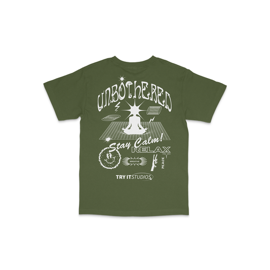 Unbothered Tee (Olive)